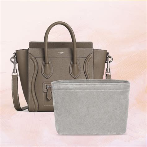 celine bag organizer|Bag Organizer for Celine Nano Luggage .